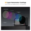 K&F Concept Serie Nano-X Filtro ND variable ND2-ND32 para DJI Osmo Action 3/4/5 Pro