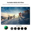 Filtro ND variable Nano-X ND32-512 gris de KF Concept para DJI Osmo Action 3/4/5 Pro