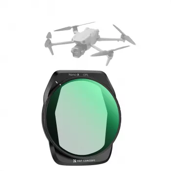 Filtro de polarización circular CPL Ultra HD 8K Nano-X de K&F Concept para dron DJI Air 3S KF01.2878