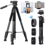 Trípode de cámara compacto de K&F Concept para DSLR y smartphone negro