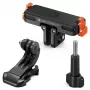 Soporte magnético de liberación rápida de KF para GoPro y tornillo de 1/4 de pulgada, para Insta360 Go Ultra, negro