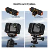 Soporte magnético de liberación rápida de KF para GoPro y tornillo de 1/4 de pulgada, para Insta360 Go Ultra, negro