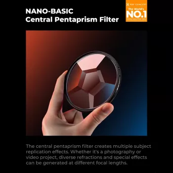 Filtro caleidoscopio 6x de 67mm prisma hexagonal de K&F Concept KF01.2805V1