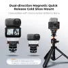 Soporte magnético de cambio rápido para DJI Osmo Action 6 / Nano / rosca de 1/4