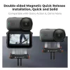 KF Pack de 2 soportes magnéticos de liberación rápida para DJI Osmo Action 6 / Nano, GoPro y 1/4 de pulgada (KF12.0029)
