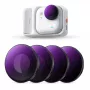 K&F Concept Set de 4 filtros 2 en 1 ND/PL ND8/PL ND16/PL ND32/PL ND64/PL para Insta360 GO Ultra, SKU.1673