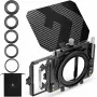 Matte Box KF parasol protector de objetivo 67-95mm para cámara videocámara K&F