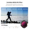 Filtro ND variable K&F ND32-ND512 para dron DJI Mini 5 Pro, cristal AGC, KF02.0004