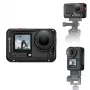 Jaula para cámara KF con soporte de marco para DJI Osmo Action 6, metal, negro, KF12.0026