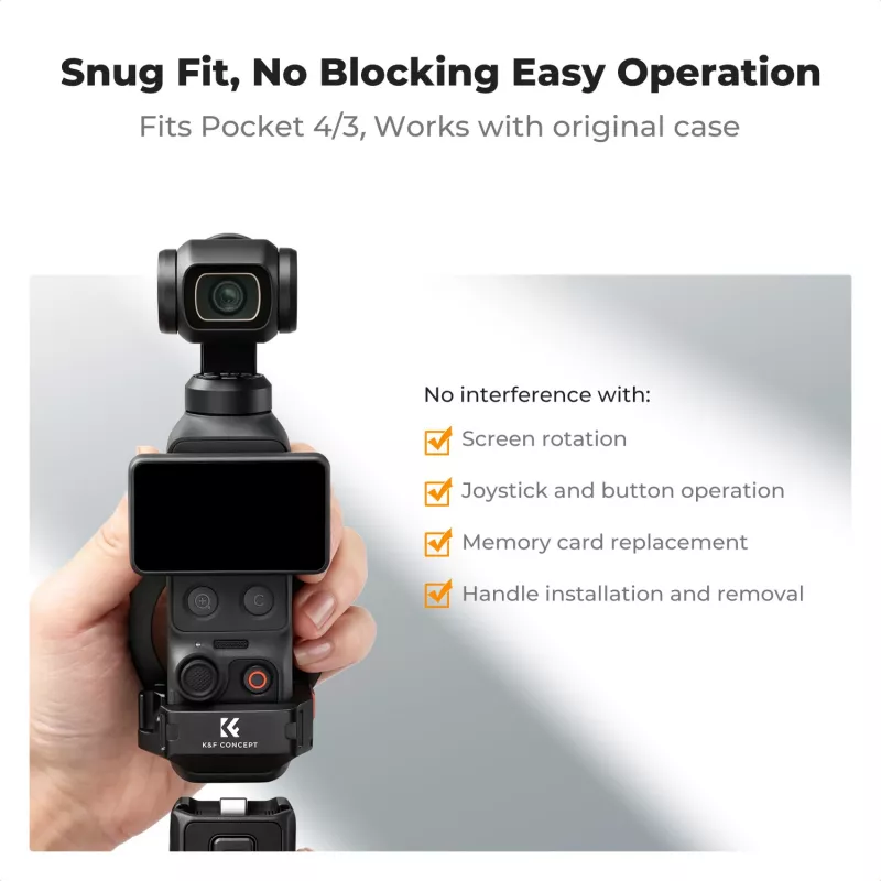 Funda de montaje magnética para DJI Osmo Pocket 3 / 4 y MagSafe iPhone - KF20.0021