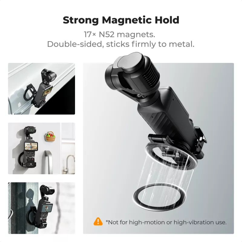 Funda de montaje magnética para DJI Osmo Pocket 3 / 4 y MagSafe iPhone - KF20.0021