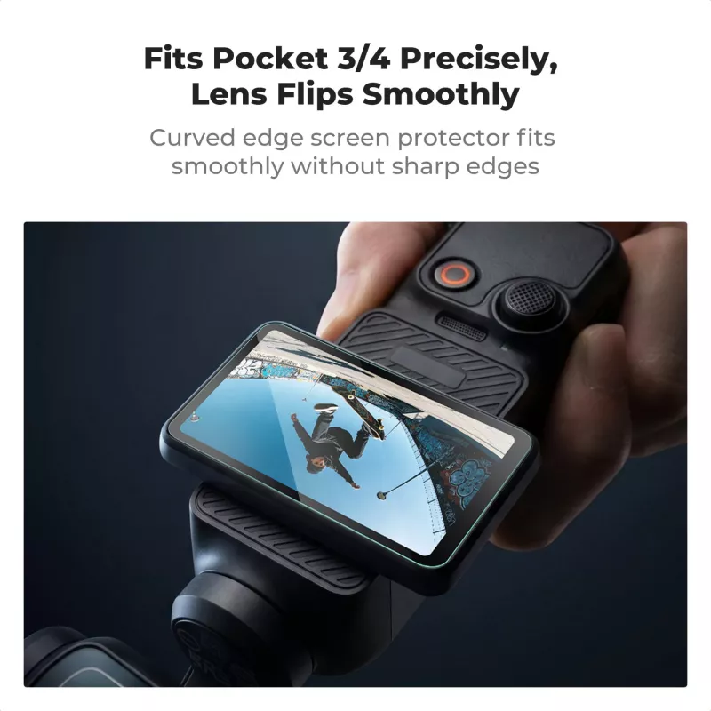 Protector de pantalla de cristal templado HD 9H KF pack de 2 para DJI Osmo Pocket 3 / Pocket 4