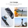 K&F Concept X97-C Selfie Stick Trípode 180 cm con soporte magnético MagSafe y disparador remoto Bluetooth (negro)