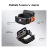 KF Adaptador de montaje marco protector para DJI Osmo Pocket 3 / 4 con soporte GoPro y rosca de trípode de 1/4
