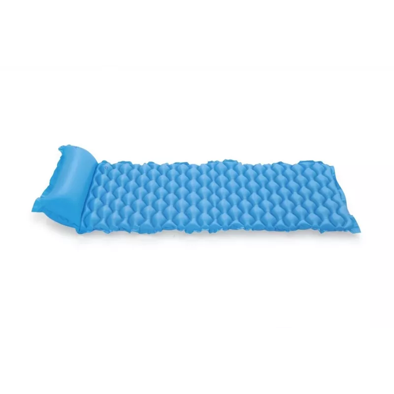 Bestway Colchón de aire 213 x 86 cm Pavillo Roll & Relax individual azul oscuro/gris