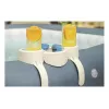 Bestway Flowclear Portavasos para piscina pack de 2 gris/azul