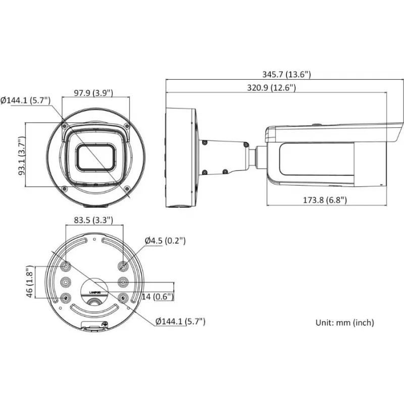 Hikvision DS-2CD3686G2-IZS 7-35mm H eF O-STD Cámara IP inteligente tipo bala 8MP