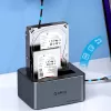 ORICO 6646C3-C Docking station de 4 bahías para HDD/SSD SATA de 2,5/3,5