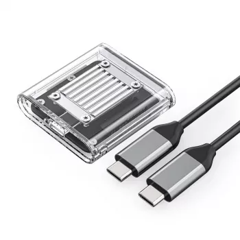 Orico TC20-M2-10G Carcasa SSD M.2 NVMe USB-C 3.2 - transparente