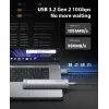 ORICO AXM2-G2 Carcasa M.2 NVMe USB-C 10Gbps - gris