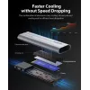 ORICO AXM2-G2 Carcasa M.2 NVMe USB-C 10Gbps - gris