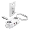 ORICO AP3 Regleta de alimentación GaN 65W 6 en 1 con 2 tomas AC, 2 puertos USB-A y 2 USB-C - blanco