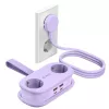 ORICO AP3 Regleta de alimentación GaN 65W 6 en 1 con 2 tomas AC, 2 USB-A y 2 USB-C - lila