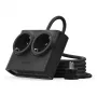 ORICO PDC25 regleta 25W 6 en 1 con 2 tomas AC, 2 puertos USB-A y 2 puertos USB-C - Negro