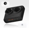 ORICO PDC25 regleta 25W 6 en 1 con 2 tomas AC, 2 puertos USB-A y 2 puertos USB-C - Negro