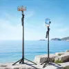 ORICO SPM175 palo selfie trípode con disparador remoto Bluetooth 5.2, tornillo universal de 1/4 inch, giro 360°, longitud máxima 70 cm, Negro