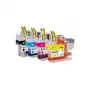 G&G Cartuchos de tinta pack de 4 para Brother LC421XLVAL BK/C/M/Y (20554)