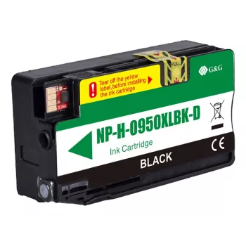 G&G Ninestar Cartucho de tinta compatible HP 950XL Negro