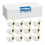 12x G&G Etiquetas 32mm x 57mm Negro sobre Blanco Compatible con Dymo 11354 / S0722540
