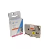 G&G BB-B-G-431 Cinta de etiquetas compatible con Brother TZe-431, cinta roja/impresión negra, 12mm x 8m, PET laminado
