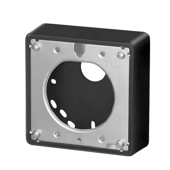 i-PRO WV-QJB500-B Caja de conexiones para cámaras serie S y serie U, Negro, IP66, IK10