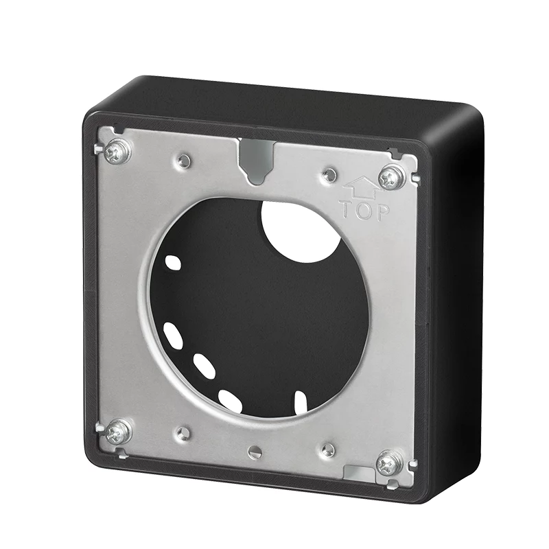 i-PRO WV-QJB500-B Caja de conexiones para cámaras serie S y serie U, Negro, IP66, IK10