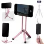 KF 3 en 1 Soporte magnético para teléfono Trípode Mango Soporte de mesa para iPhone MagSafe Rosa