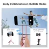 KF 3 en 1 Soporte magnético para teléfono Trípode Mango Soporte de mesa para iPhone MagSafe Rosa