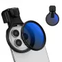 Filtro polarizador circular CPL KF 58mm con clip para smartphone KF15.0024