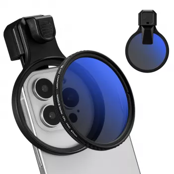 Filtro de polarización circular CPL K&F Concept 67mm con clip para smartphone - KF15.0027