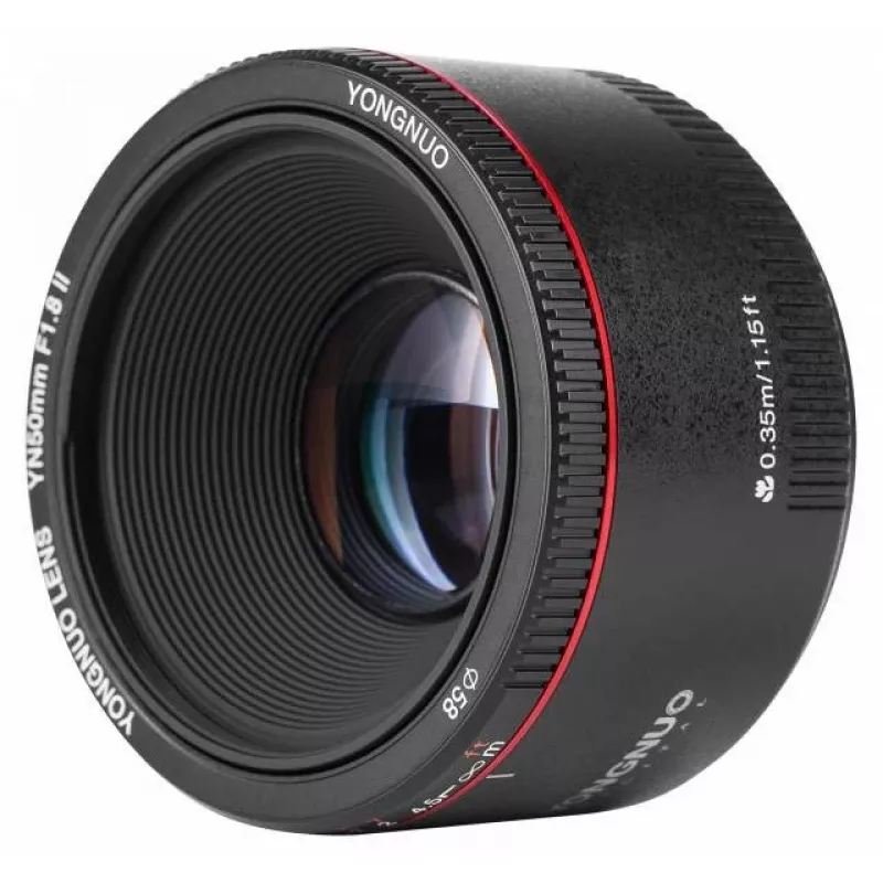 Yongnuo YN 50mm f/1.8 II objetivo para Canon EF
