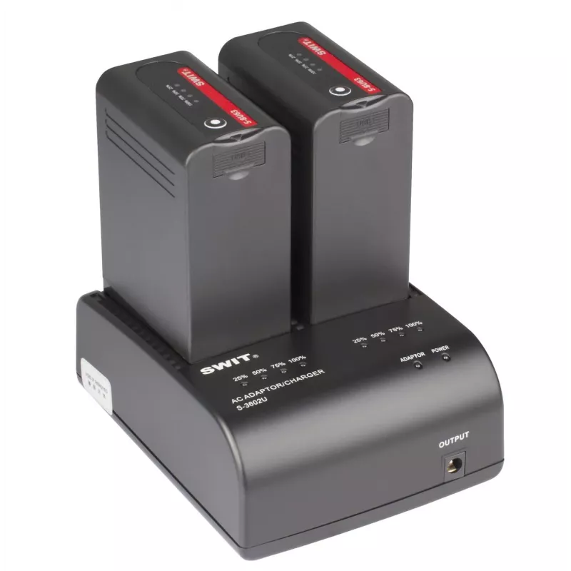 SWIT S-3602U cargador de baterías de iones de litio