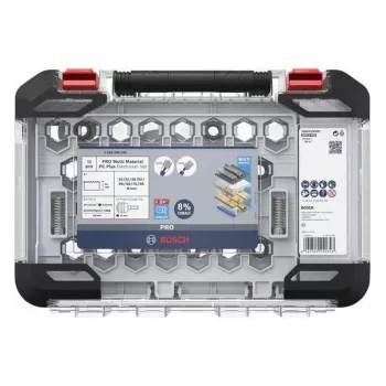 Bosch Professional Progressor Multi Material PC Plus Set de sierras de corona 11 piezas