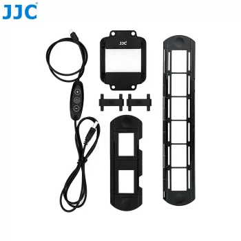JJC FDA-LED1 panel de luz LED para cine y digitalización de diapositivas, 6500K, CRI≥95, alimentado por USB-C