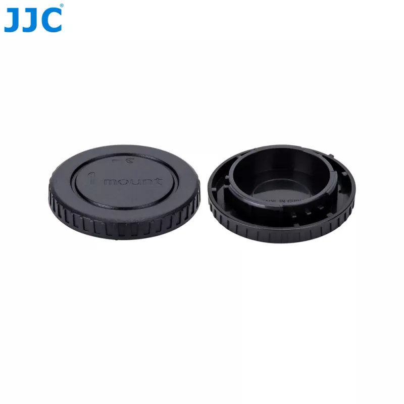JJC L-R13 set de tapa de cuerpo y tapa trasera de objetivo para Nikon 1 V1 / J1