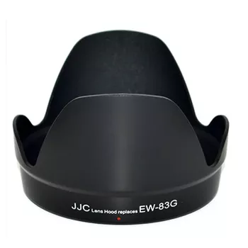 JJC parasol para Canon EW-83G, forma de pétalo, negro