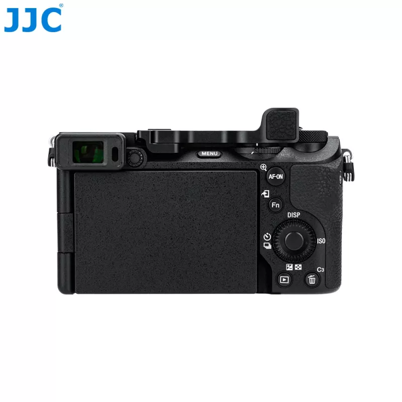 JJC TA-A6700 Reposapulgares para cámara Sony A6700 – Aleación de aluminio, montaje en zapata de flash, apoyo para el pulgar