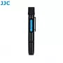 JJC Lápiz de limpieza de objetivos con punta de carbono y cepillo retráctil para ópticas de cámara