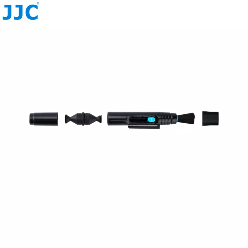 JJC Lápiz de limpieza de objetivos con punta de carbono y cepillo retráctil para ópticas de cámara