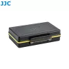JJC Estuche rígido de almacenamiento para Insta360 X4/X3 – Organizador de baterías y tarjetas de memoria (Negro)